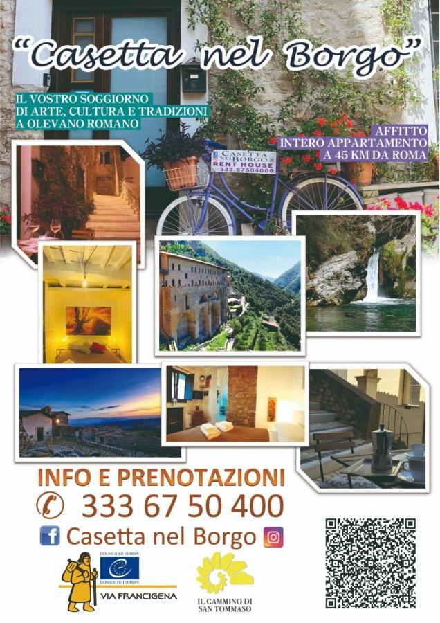 Casetta Nel Borgo Olevano Romano Bagian luar foto