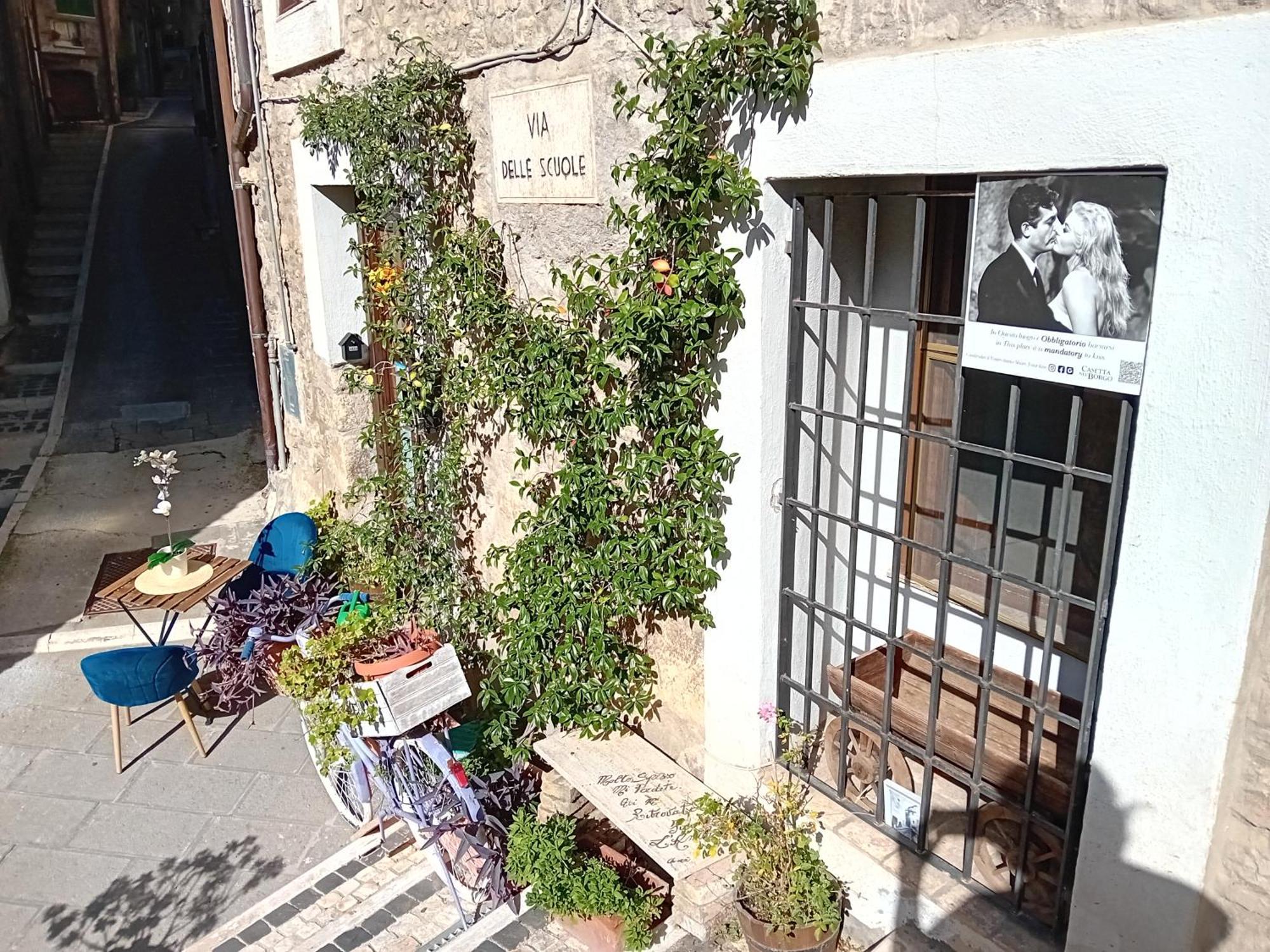 Casetta Nel Borgo Olevano Romano Bagian luar foto